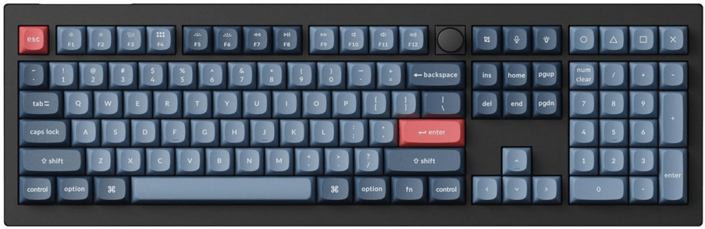 keychron-v6-knob-1024x333 Amazing Review: Keychron V3 vs V6 Keyboards